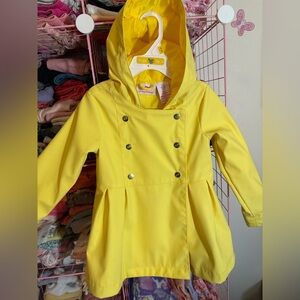Tommy Bahama Kids Yellow Hooded Raincoat